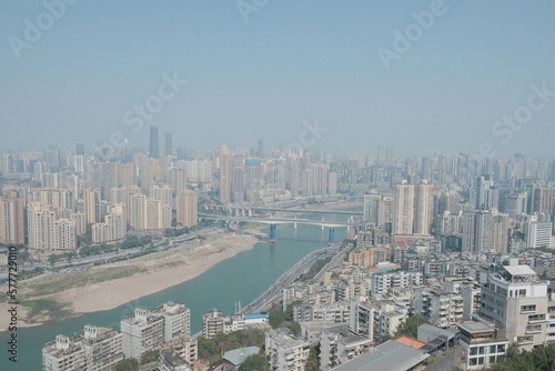Fototapeta Naklejka Na Ścianę i Meble -  View of Chongqing City