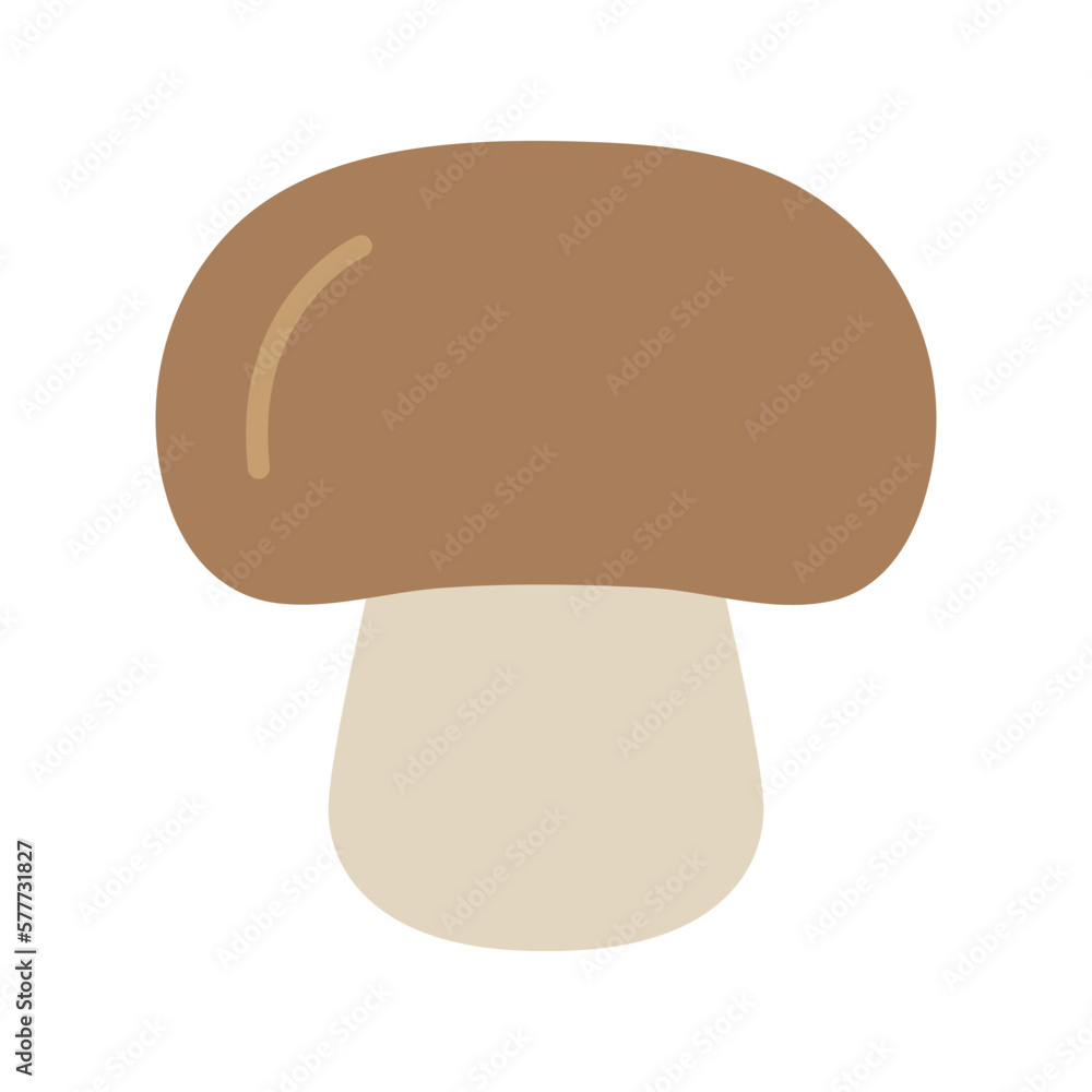 Mushroom icon. Mushroom champignon. Vector illustration Mushroom icon. Mushroom champignon. Vector illustration