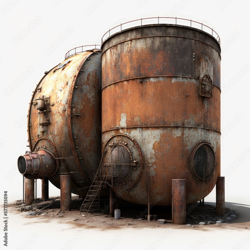 Decaying Fuel Storage The Environmental Hazards of Abandoned Rusted Gas Cisterns in Post-Apocalyptic Landscapes Decaying Fuel Storage The Environmental Hazards of Abandoned Rusted Gas Cisterns in Post-Apocalyptic Landscapes