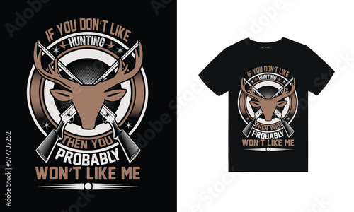 Hunting t shirt design, Hunting t-shirt bundle, hunting t shirt design vector, hunting t shirt illustrations