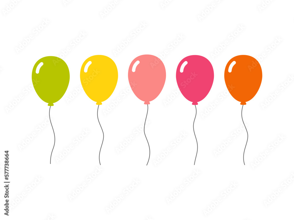 Party balloons icon. Line, glyph and filled outline colorful version, Birthday balloon outline and filled vector sign. Symbol, logo illustration. Different style icons set. Vector graphics Party balloons icon. Line, glyph and filled outline colorful version, Birthday balloon outline and filled vector sign. Symbol, logo illustration. Different style icons set. Vector graphics