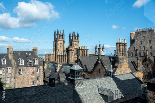 rooftops in edinburgh