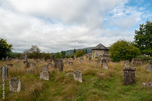 Ancient graveyard in the Highlands of Scotland
