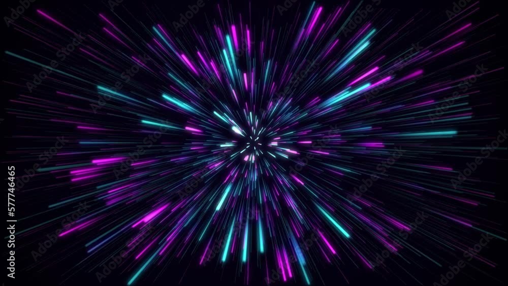 Abstract, amazing, beautiful and neon lines move endlessly toward the viewer. An explosion of colorful and monochromatic neon parts and their movement toward the camera. Lots of lines flying forward Abstract, amazing, beautiful and neon lines move endlessly toward the viewer. An explosion of colorful and monochromatic neon parts and their movement toward the camera. Lots of lines flying forward