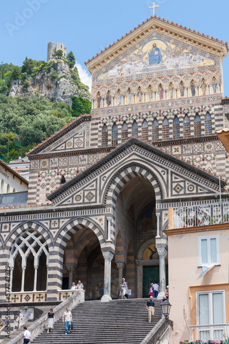 Amalfi. Facciata del Duomo • Cattedrale di Sant'Andrea 