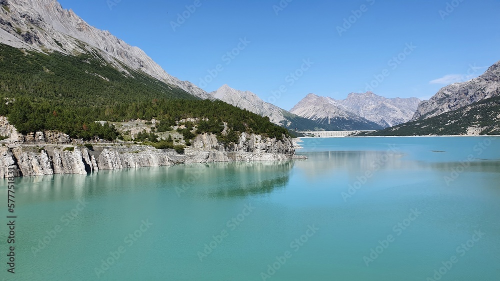 Naklejka premium Lago di Cancano