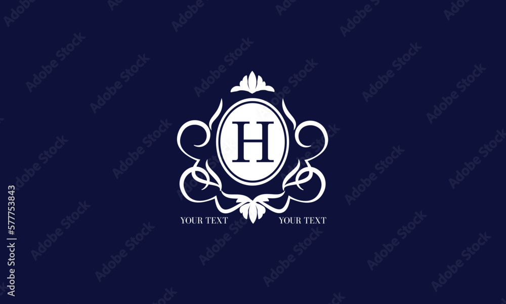 Luxury brand logo with letter H. Vector concept monogram premium design for business, hotel, wedding services, boutique, jewelry and other brands. Luxury brand logo with letter H. Vector concept monogram premium design for business, hotel, wedding services, boutique, jewelry and other brands.