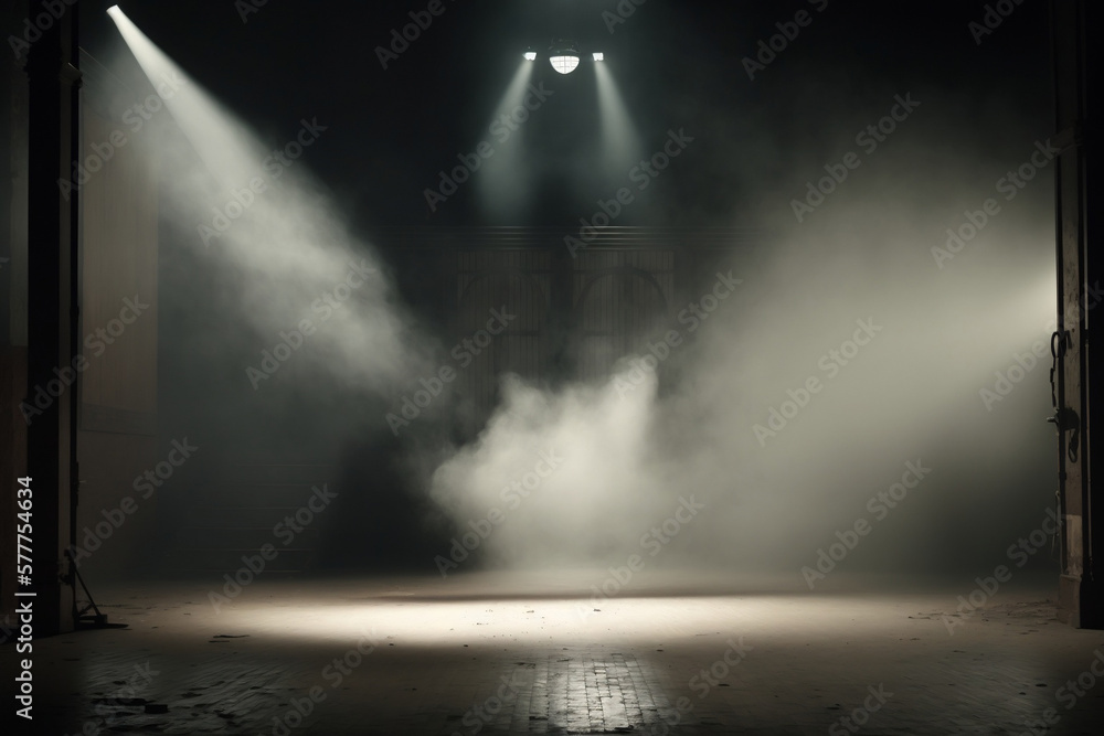 © Richard - An empty stage with smoke © Richard - An empty stage with smoke