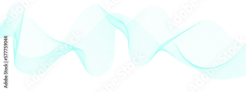 Abstract blue wavy lines background. Modern colorful wavy stylized blend liens on white background. 