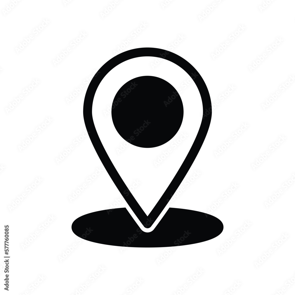 Locator icon vector design template Locator icon vector design template