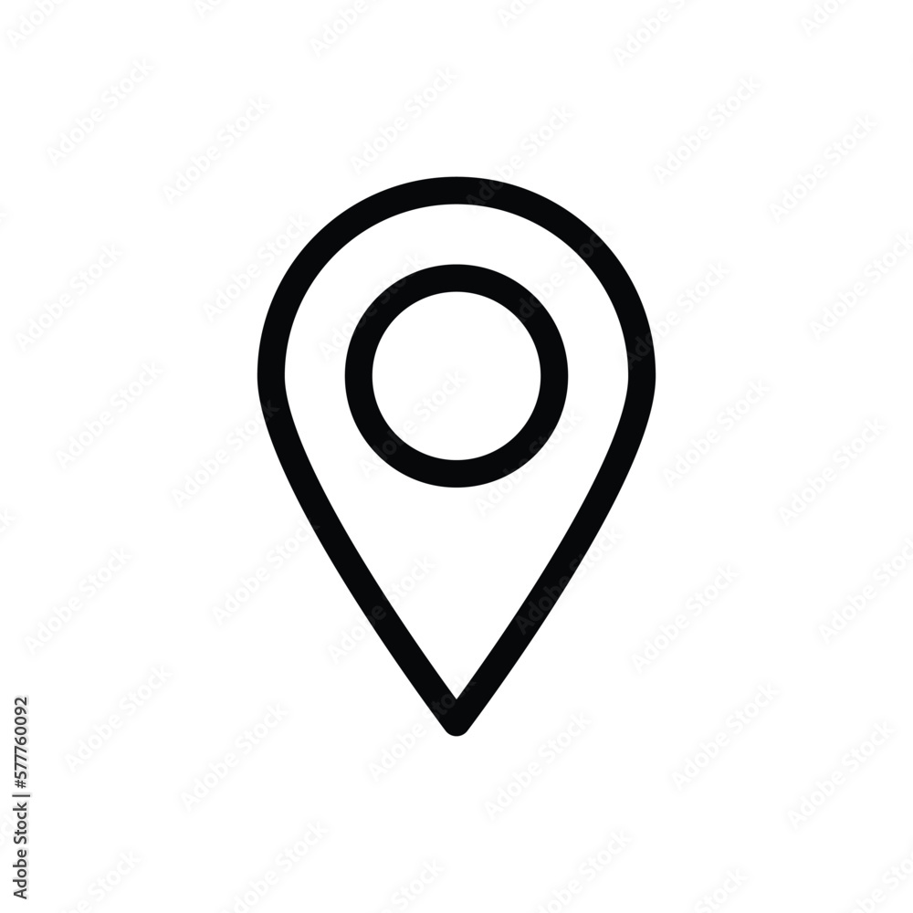 Locator icon vector design template Locator icon vector design template