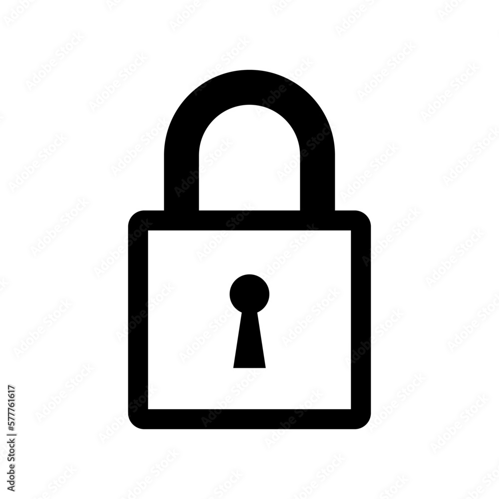 padlock icon vector logo template, secure icon padlock icon vector logo template, secure icon