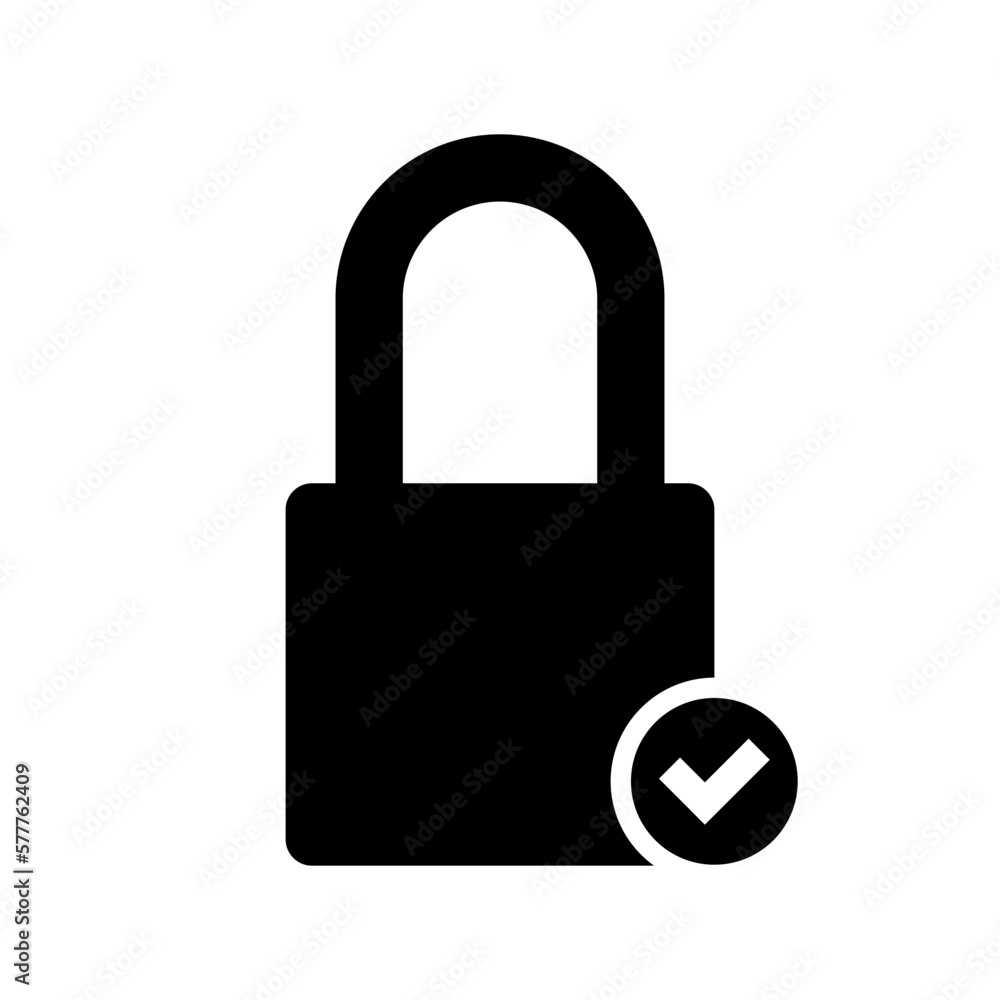 padlock icon vector logo template, secure icon padlock icon vector logo template, secure icon