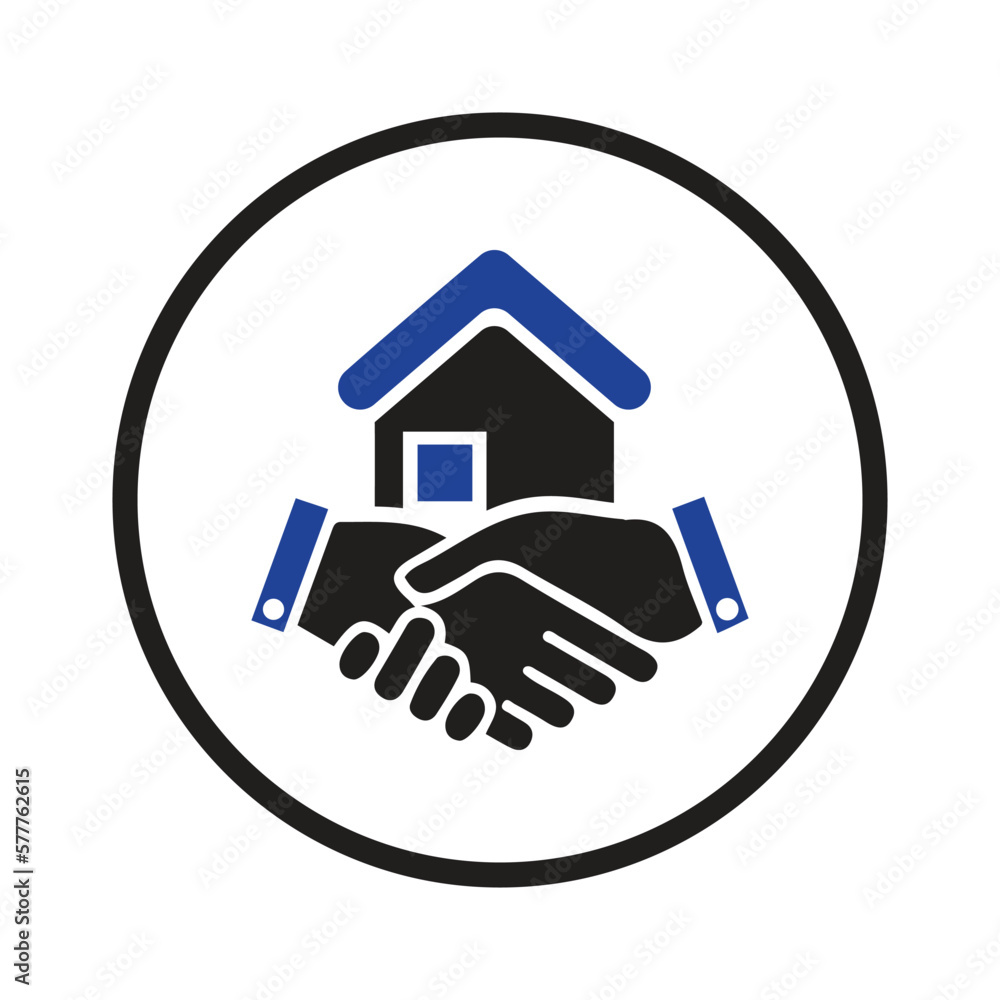 home or flat buying deal icon