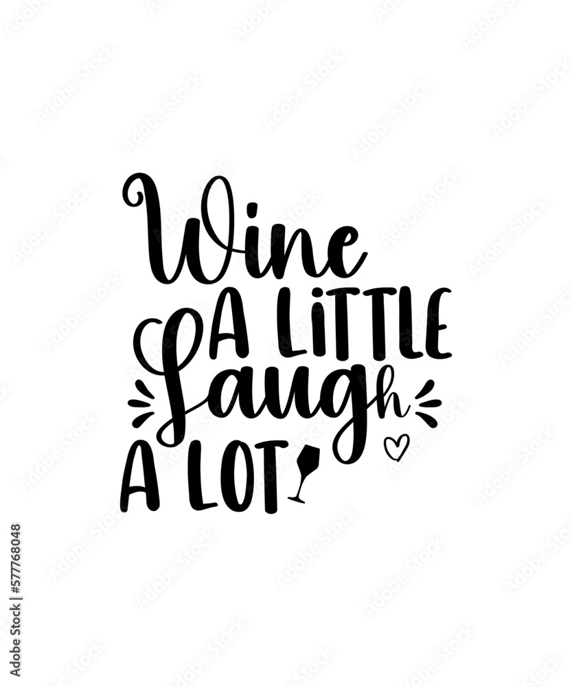 Wine SVG Bundle, Wine Lover Svg, Funny Wine Quotes Svg, Sassy Wine Sayings Svg, Cut File for