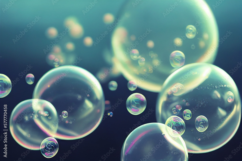 background with floating bubbles in water background with floating bubbles in water