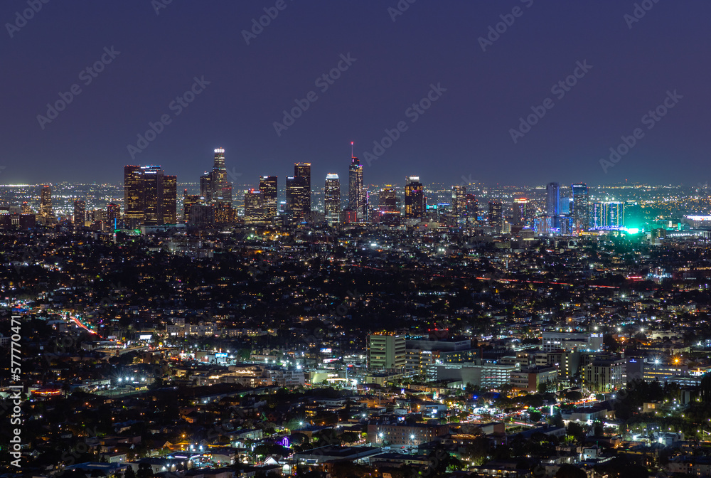 Downtown Los Angeles at Night