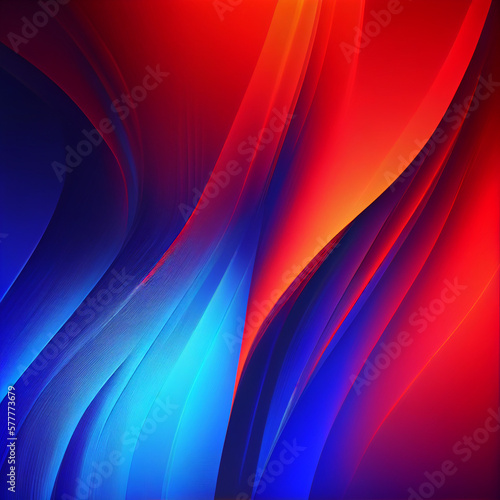 Red, blue abstract background. Color gradient.