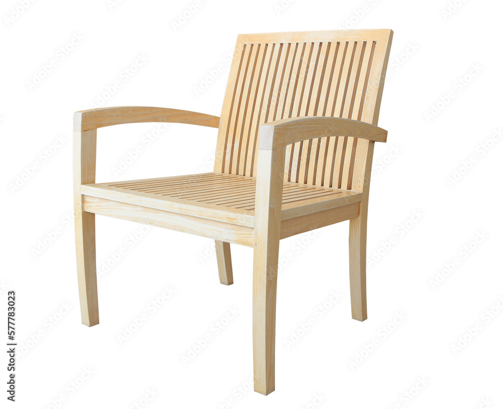 Beige colored wooden chair on transparent background png file. Beige colored wooden chair on transparent background png file.