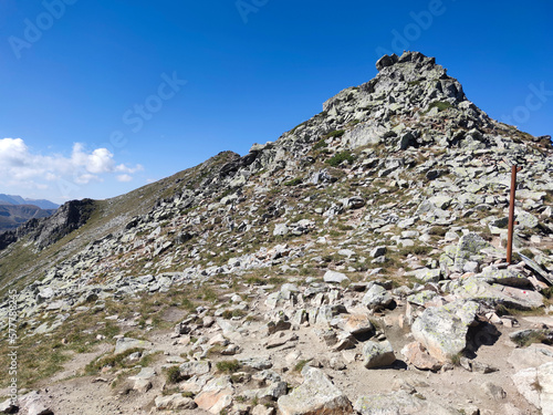 Autumn Landscape of Rila Mountain near Malyovitsa peak, Bulgaria photo