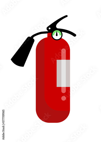  fire extinguisher, vector illustration