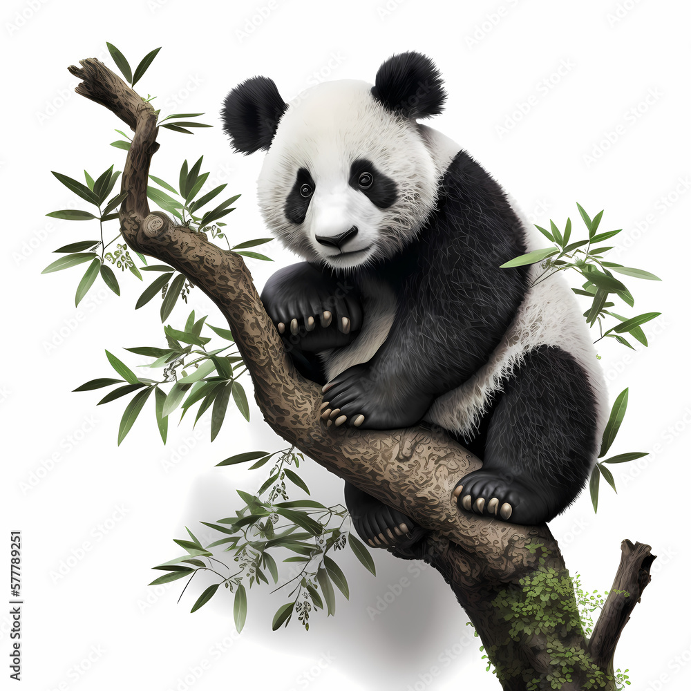 Obraz premium panda on tree