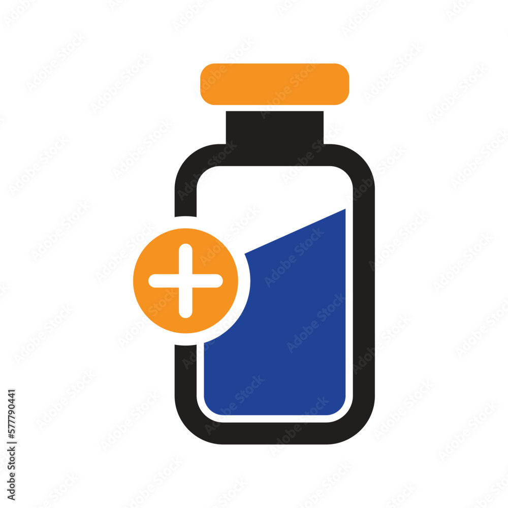 Obraz premium medical bottle icon
