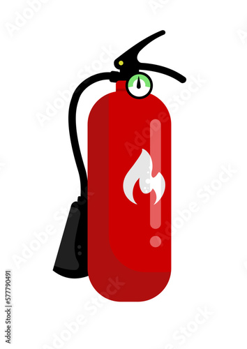  fire extinguisher, vector illustration
