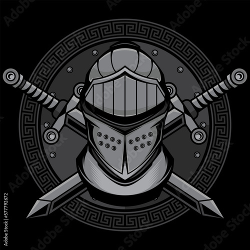simple warrior logo