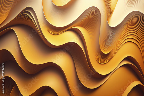 Background with abstract lines. An abstract illustration with intricate lines creates a harmonious and dynamic visual impression that is both elegant and playful. Generative AI
