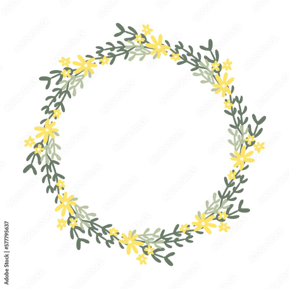 wreath of flowers