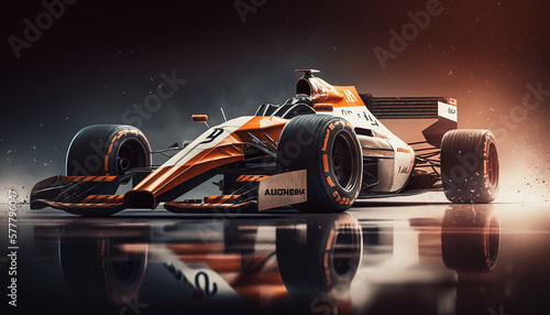 Formula 1 Cars, Generative AI, Illustration © emir