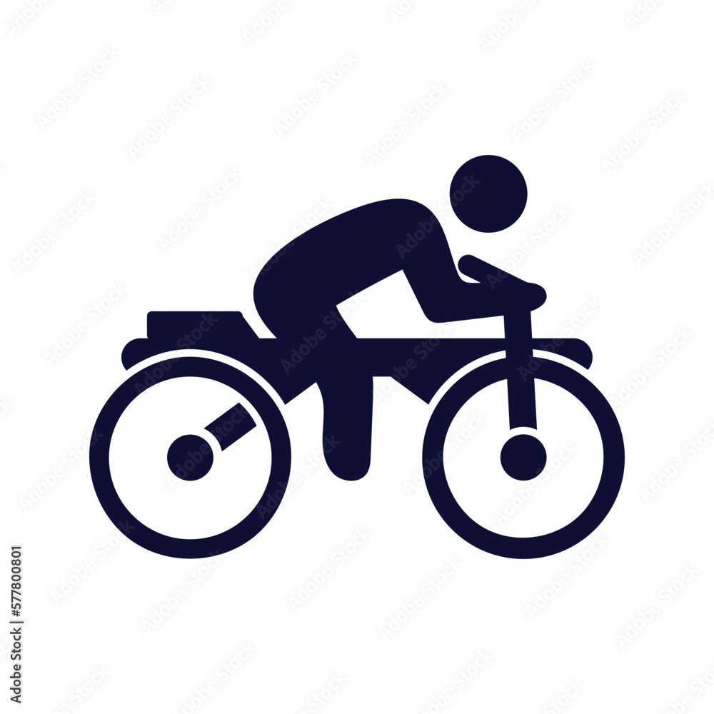 fast cycle riding icon fast cycle riding icon