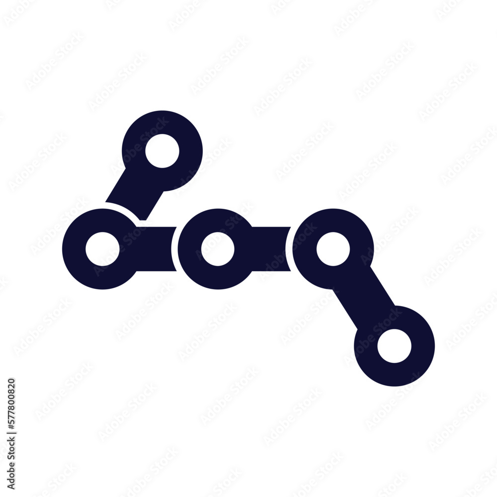 cycle chain icon cycle chain icon