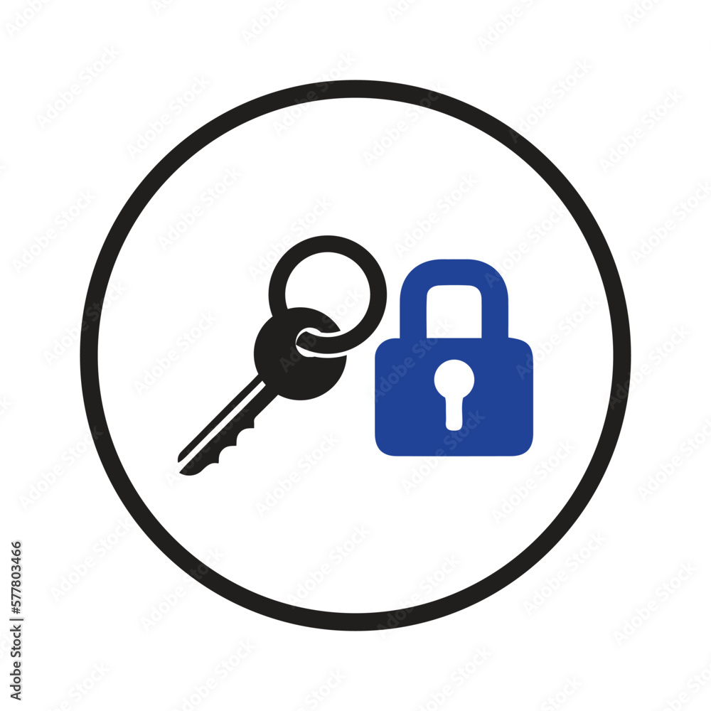 lock and key icon lock and key icon
