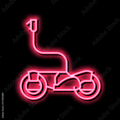 motorized vehicle transport color icon vector illustration