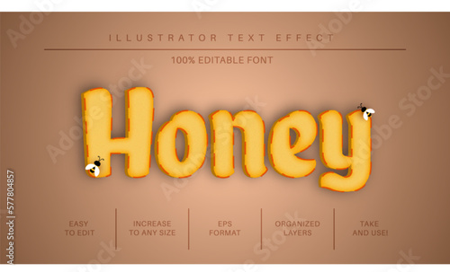 Cute vector text effect