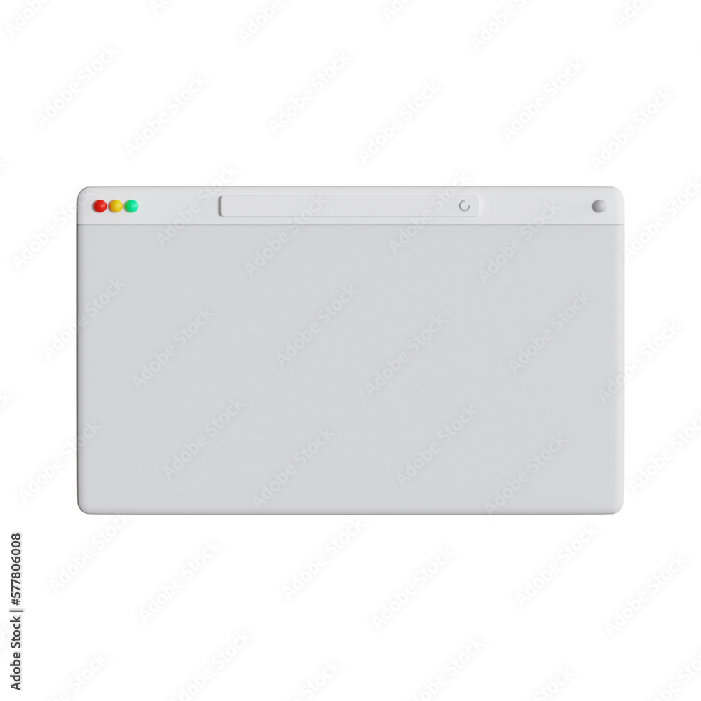 3d web illustration blank empty 3d web illustration blank empty