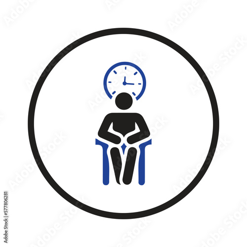 waiting icon vector