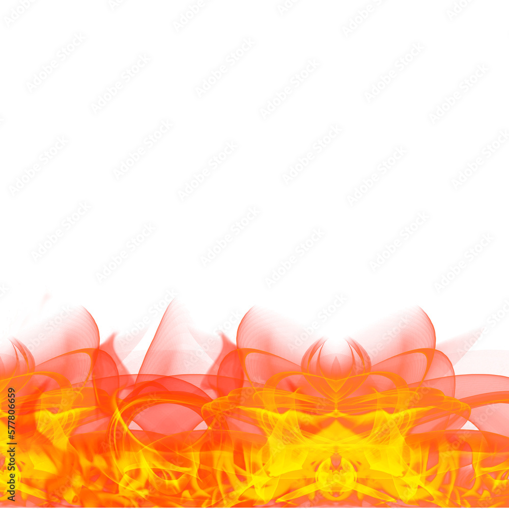 Fire flame transparent background