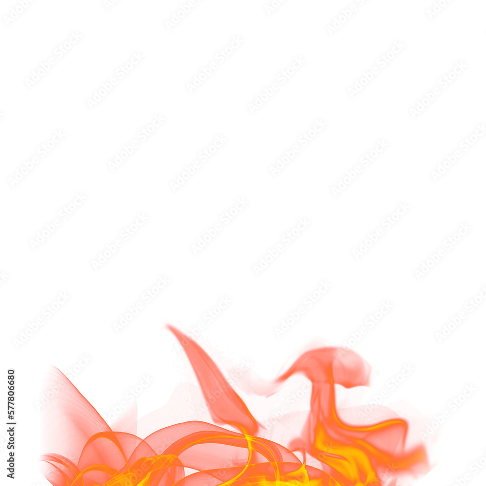 Obraz premium Transparent Flames fire burning heat