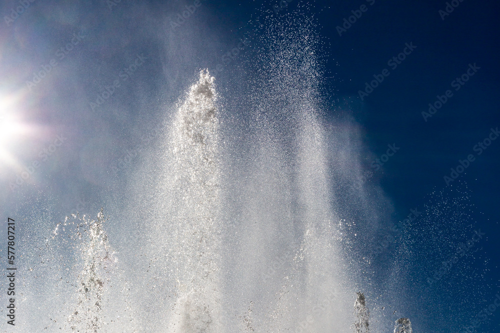 A water fountain in the sunshine A water fountain in the sunshine