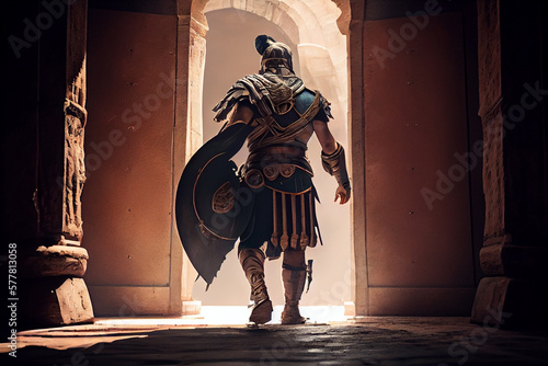 ancient roman gladiator,generative ai