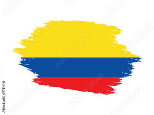Grunge Ecuador Flag. Ecuador Flag with Grunge Texture. Vector illustration