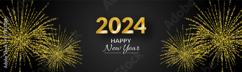 2024 Happy New Year banner