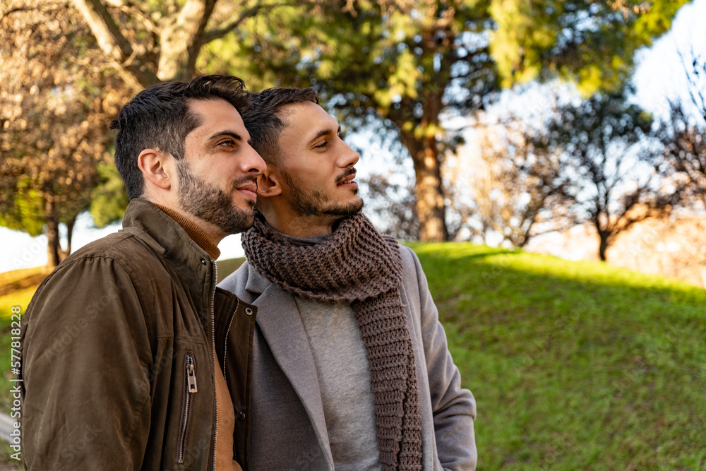 Fototapeta premium gay couple in love