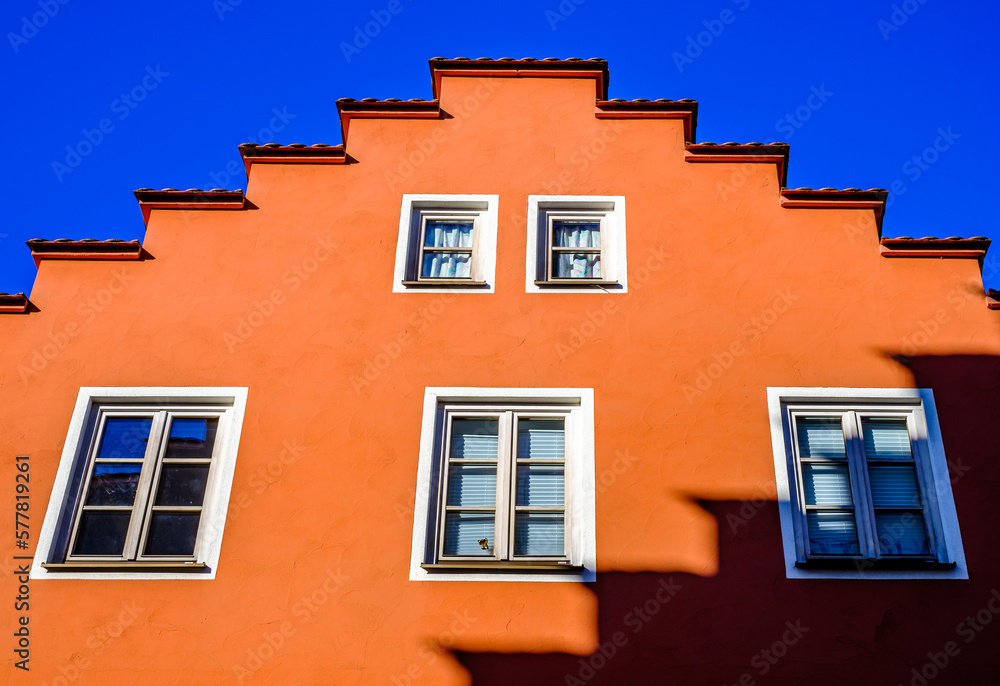 modern new house facade in austria