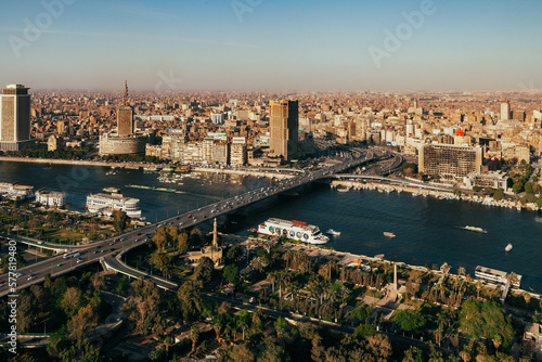 panorama of cairo and the nile 