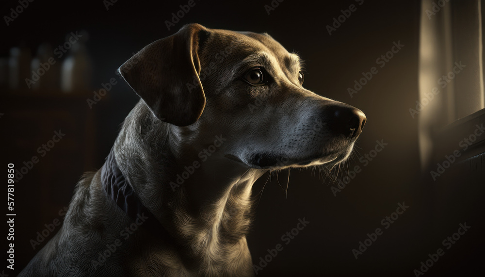 dog animal puppy pet portrait Generative AI, Generativ, KI dog animal puppy pet portrait Generative AI, Generativ, KI