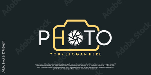 photography logo design with template